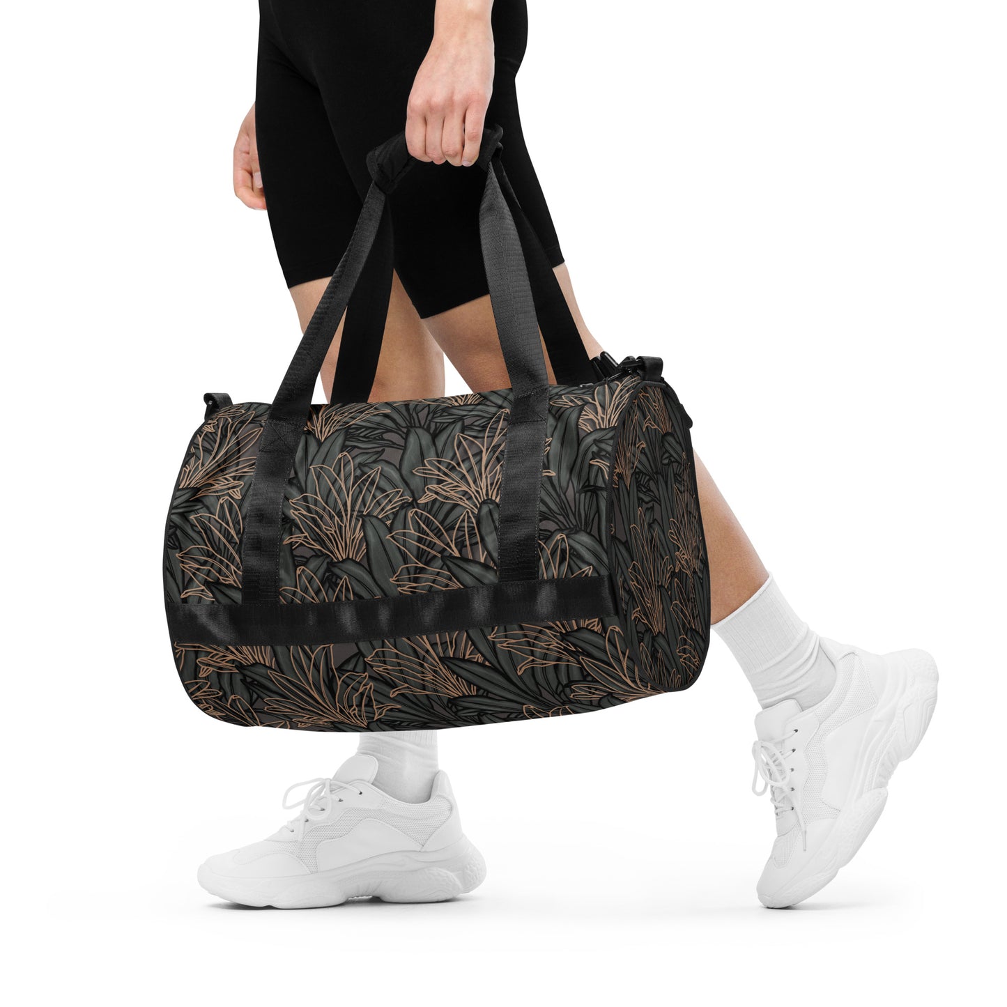 La'i - Ti Leaf (Ki) Hawaiian Print Gym Bag | Duffle Bag