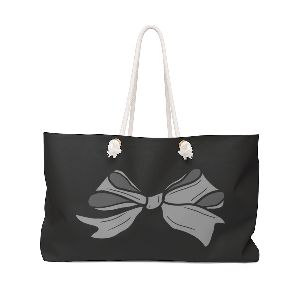 Hand-drawn Bow Design Weekender Bag