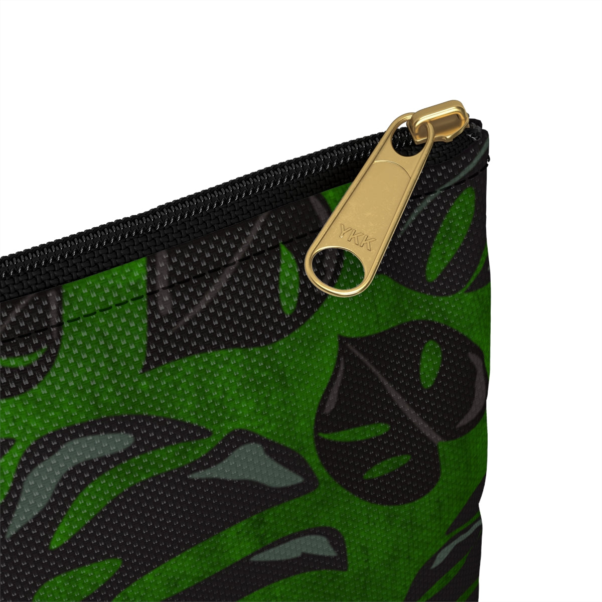 Kalo Taro Green Watercolor Accessory Pouch