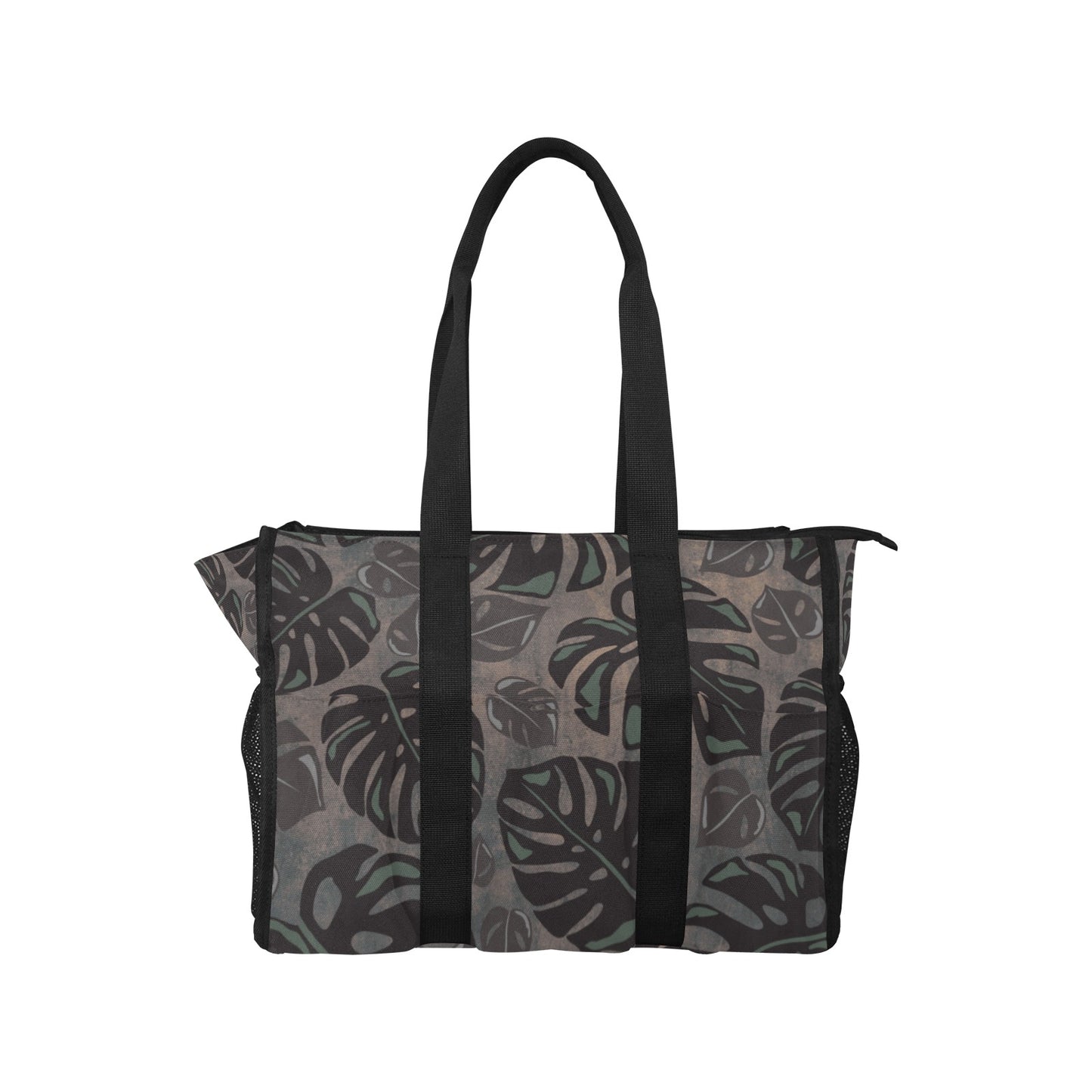Monstera Watercolor Hawaiian Print - Nurse Teachers Planner Tote Bag