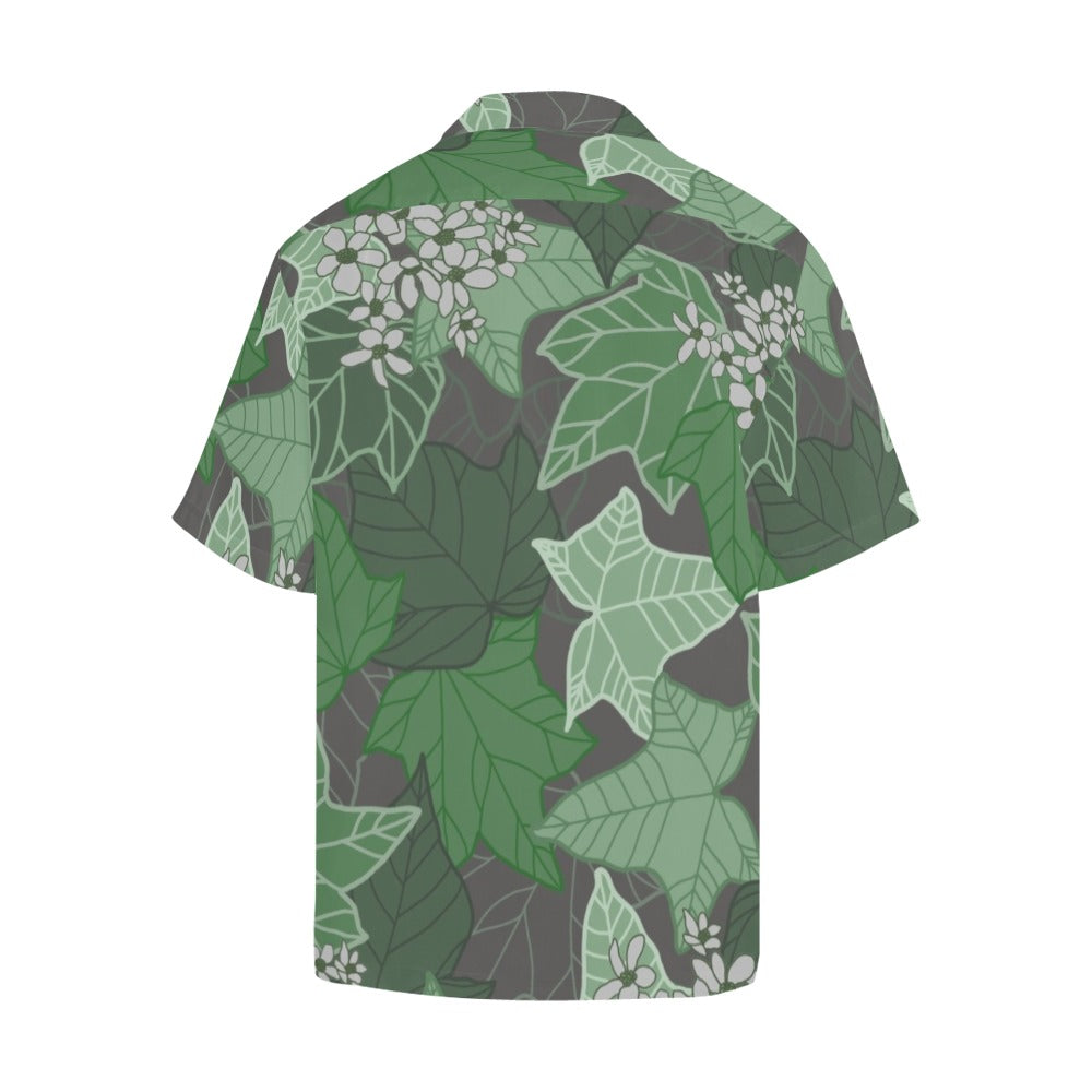 Kukui Hawaiian Print Men's Aloha Shirt Hawaiian Shirt