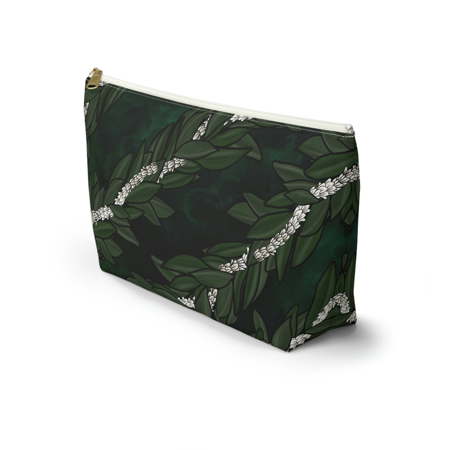 Pikake Maile Lei Accessory Pouch w T-bottom