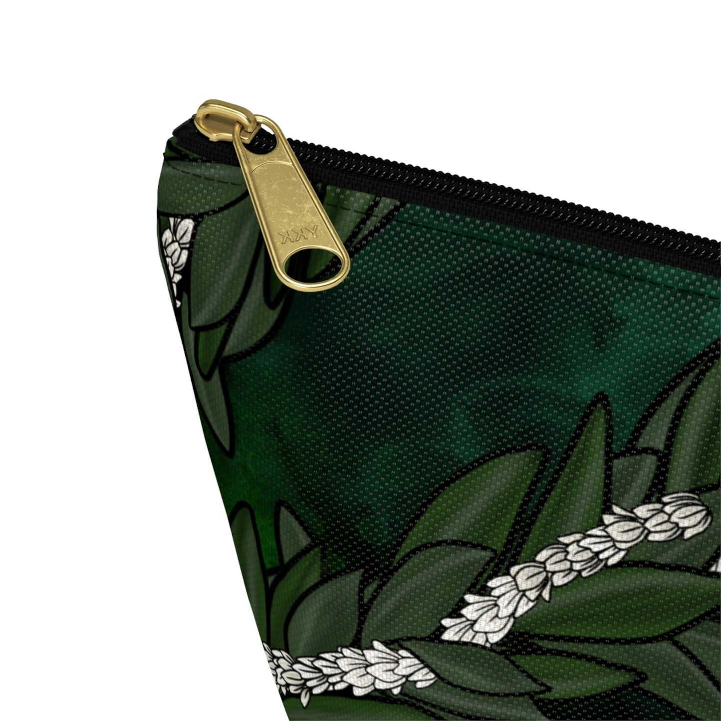 Pikake Maile Lei Accessory Pouch w T-bottom