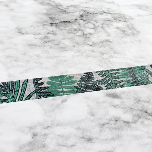 Hawaiian Fern Washi Tape - Use in Planners, Bullet Journal or Crafting