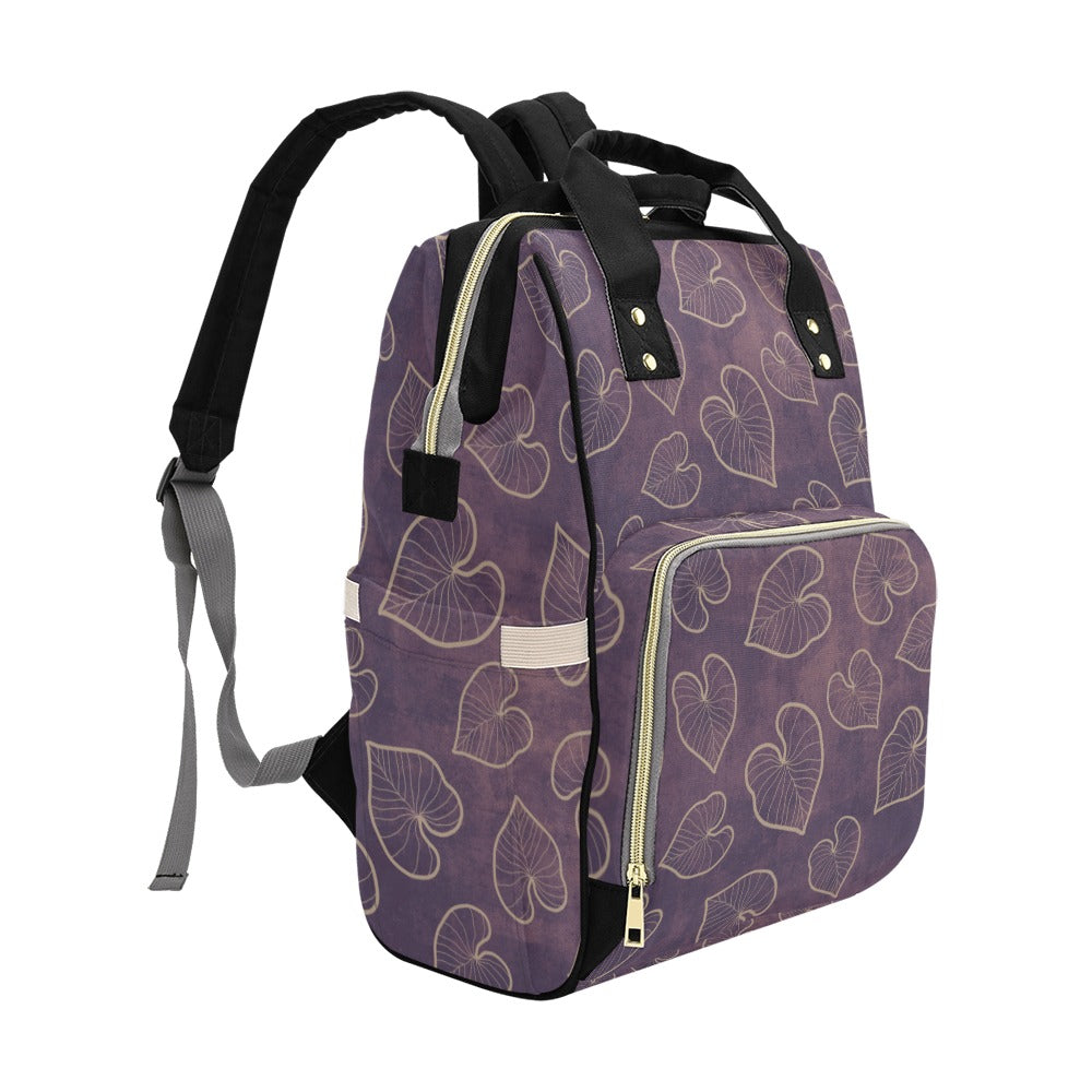 Kalo Taro Lavender Mommy Backpack or Planner Bag - Multi-Function Diaper Backpack/Diaper Bag