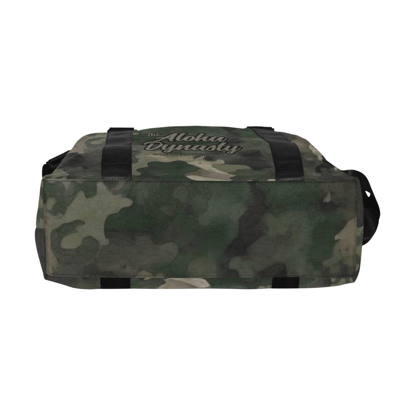 Aloha Dynasty Camouflage Duffle Bag with Trolley Sleeve - The Huaka'i Weekender Duffle