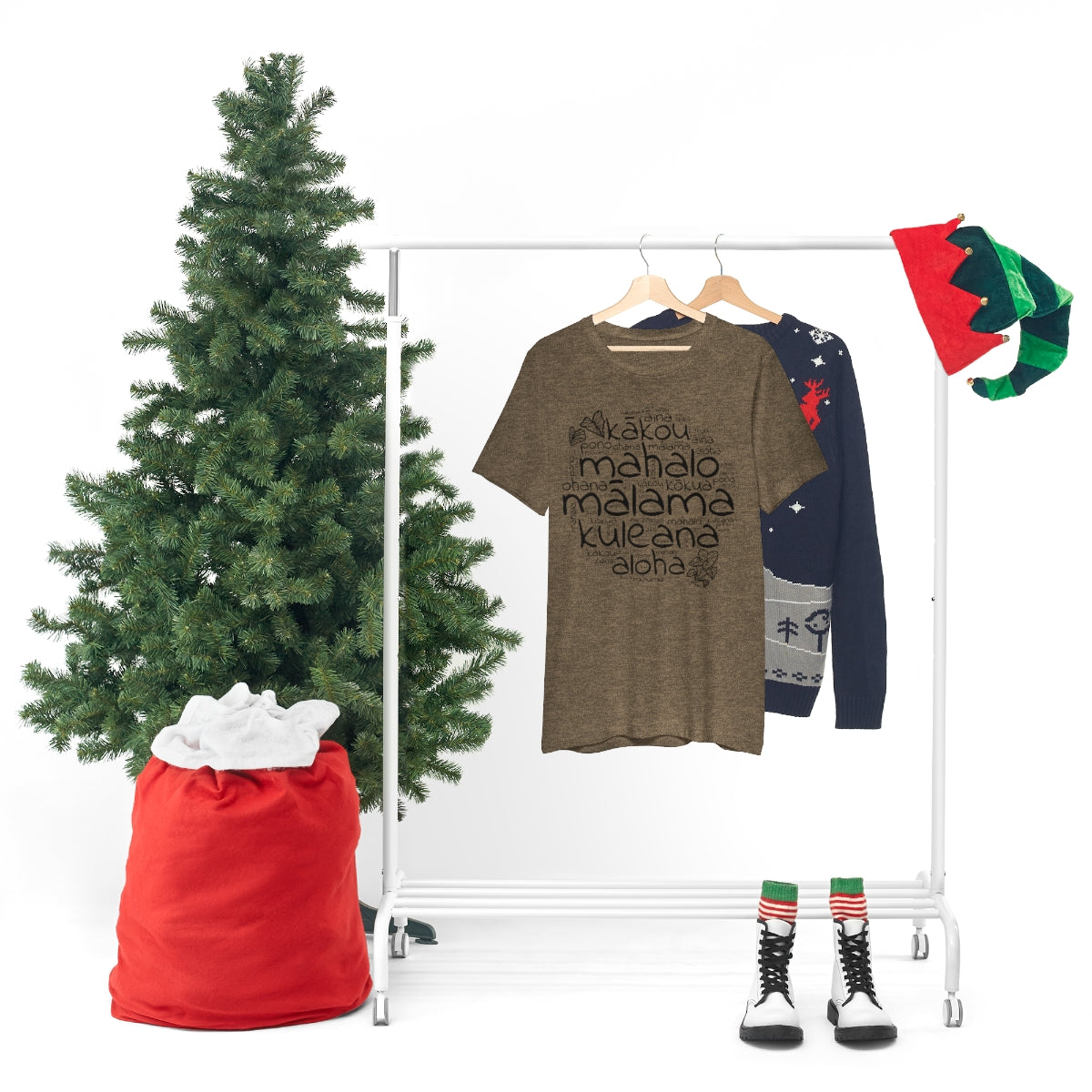 Hawaiian 'Olelo Hawai'i Kuleana with Kalo Plant T-Shirt, Unisex Jersey Short Sleeve Tee