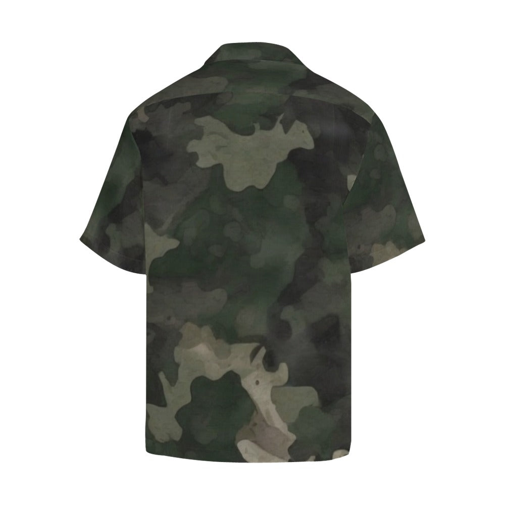 Aloha Dynasty Camouflage Men's Aloha Shirt Hawaiian Shirt
