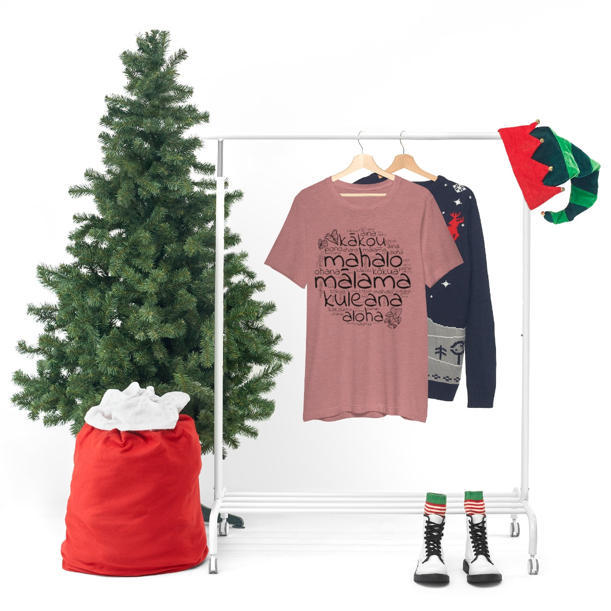 Hawaiian 'Olelo Hawai'i Kuleana with Kalo Plant T-Shirt, Unisex Jersey Short Sleeve Tee