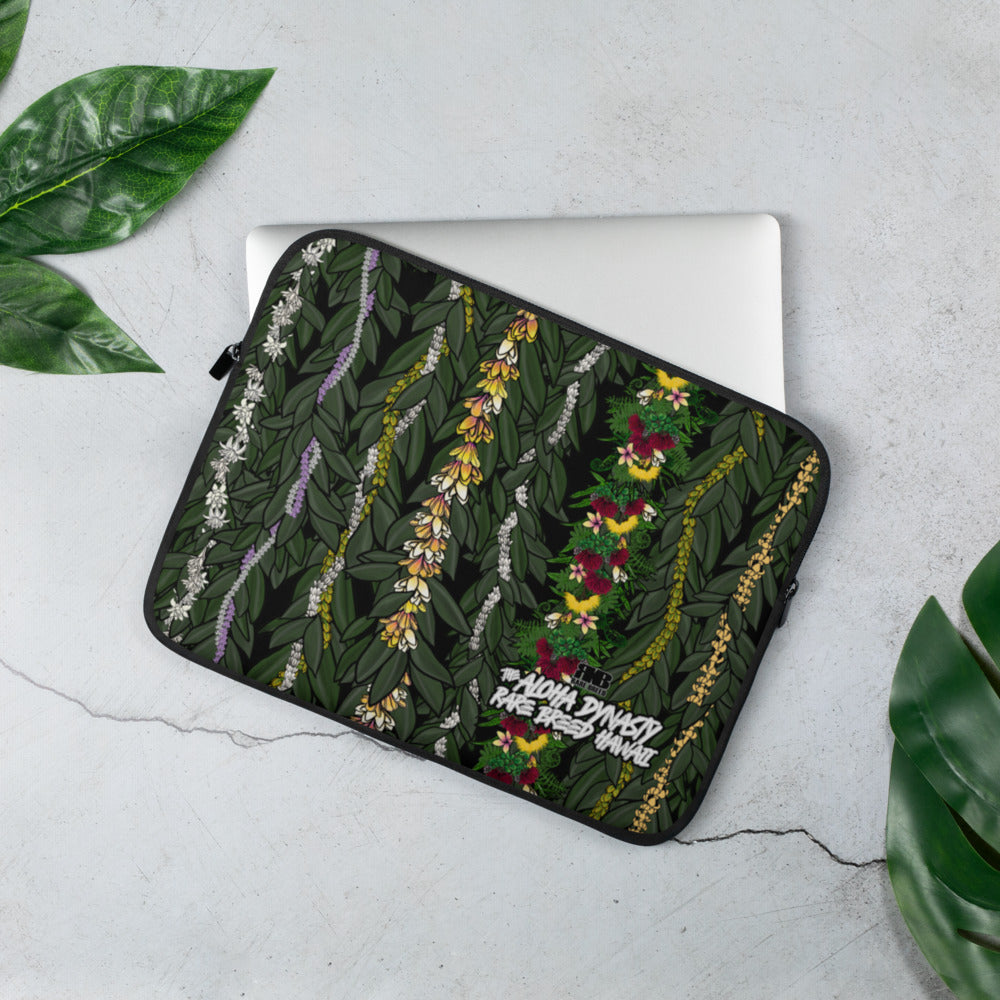 Beautiful Hawaiian Lei Design Laptop Sleeve