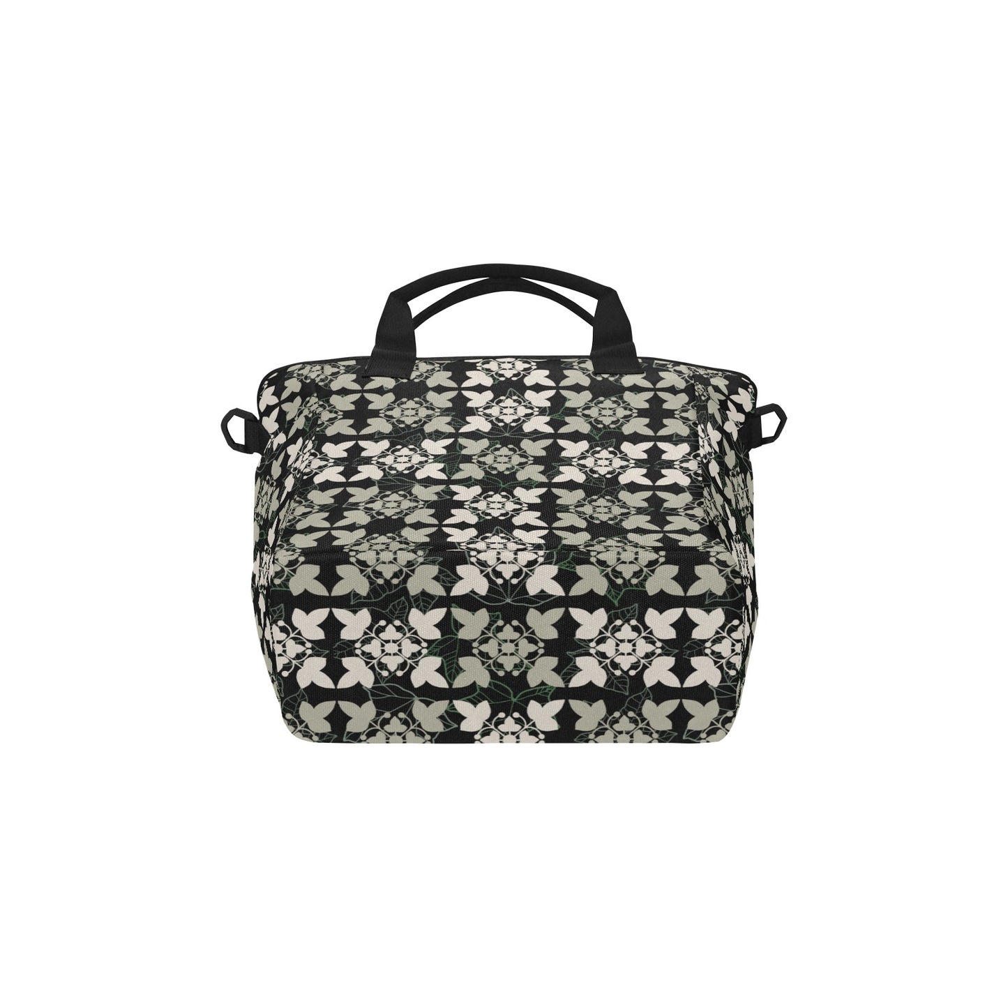 Kukui Kapa Kuiki Hawaiian Print Tote Bag Crossbody with Shoulder Strap