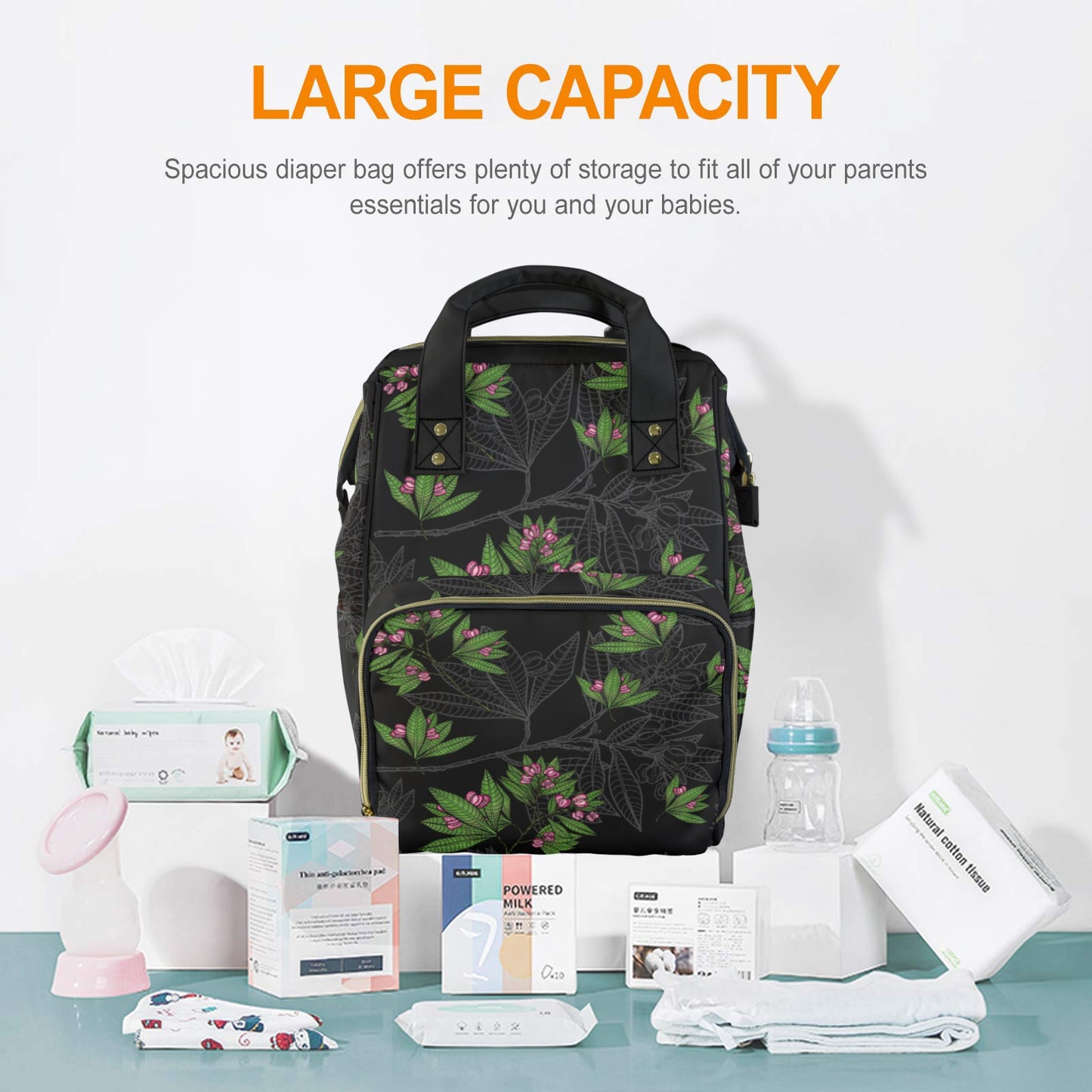 A'ali'i Flower Hawaiian Print Multi-Purpose Backpack