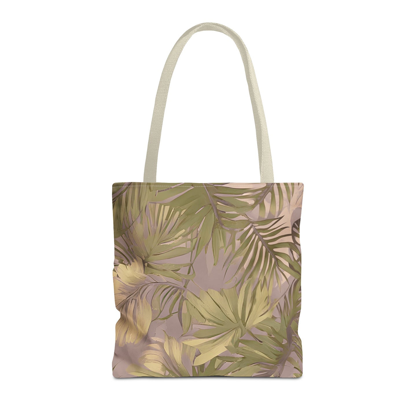 Hawaiian Tropical Print Soft Tones Tote Bag