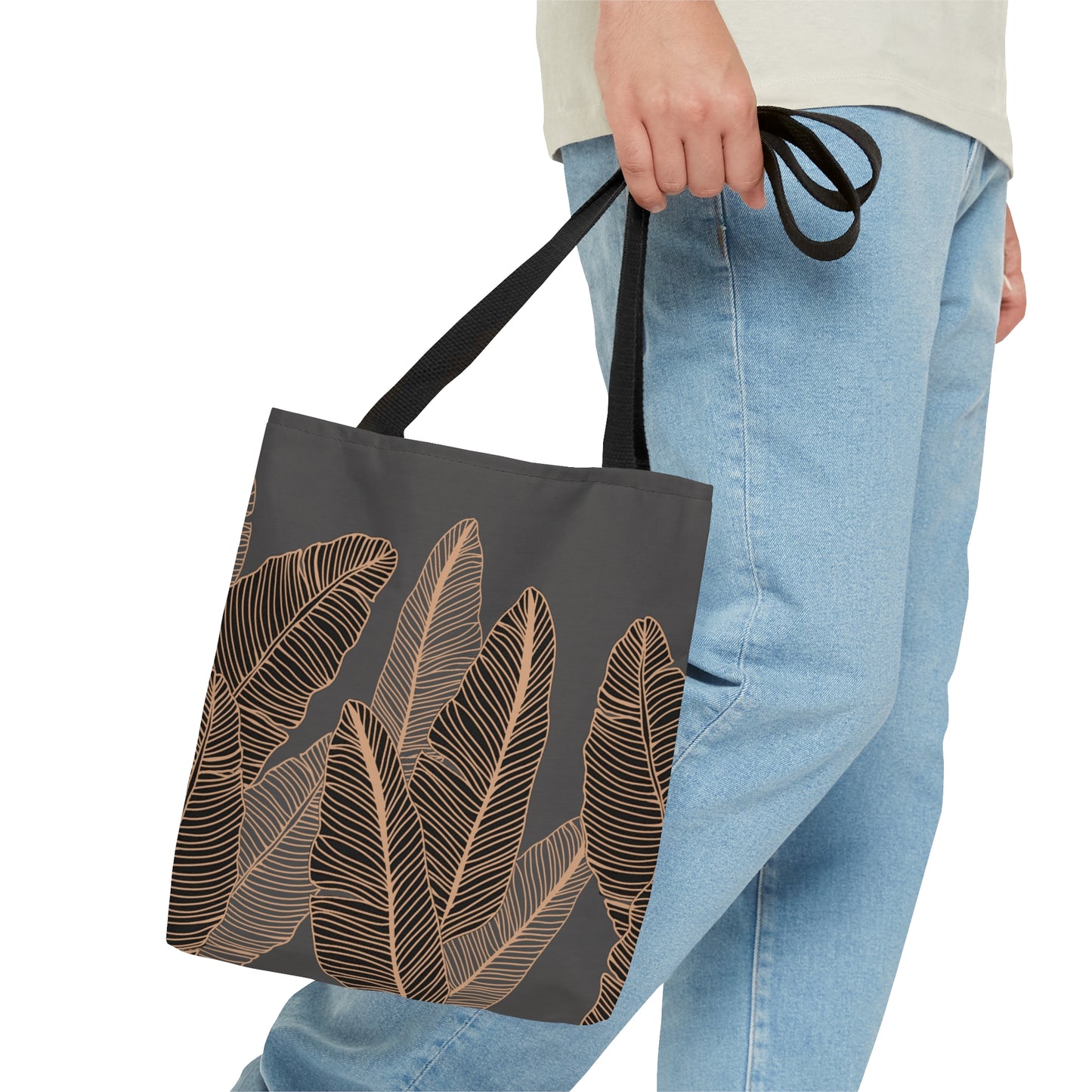 Banana Leaf Hawaiian Print Tote Bag