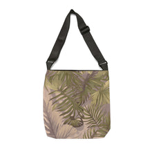 Load image into Gallery viewer, Hawaiian Tropical Print Soft Tones Adjustable Tote Bag