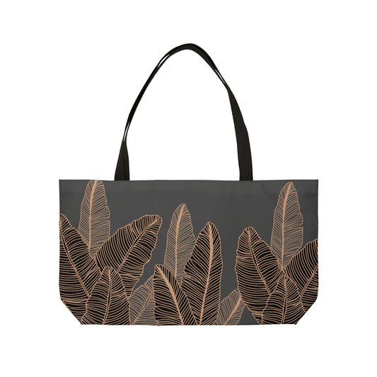 Banana Leaf Hawaiian Print Weekender Tote Bag