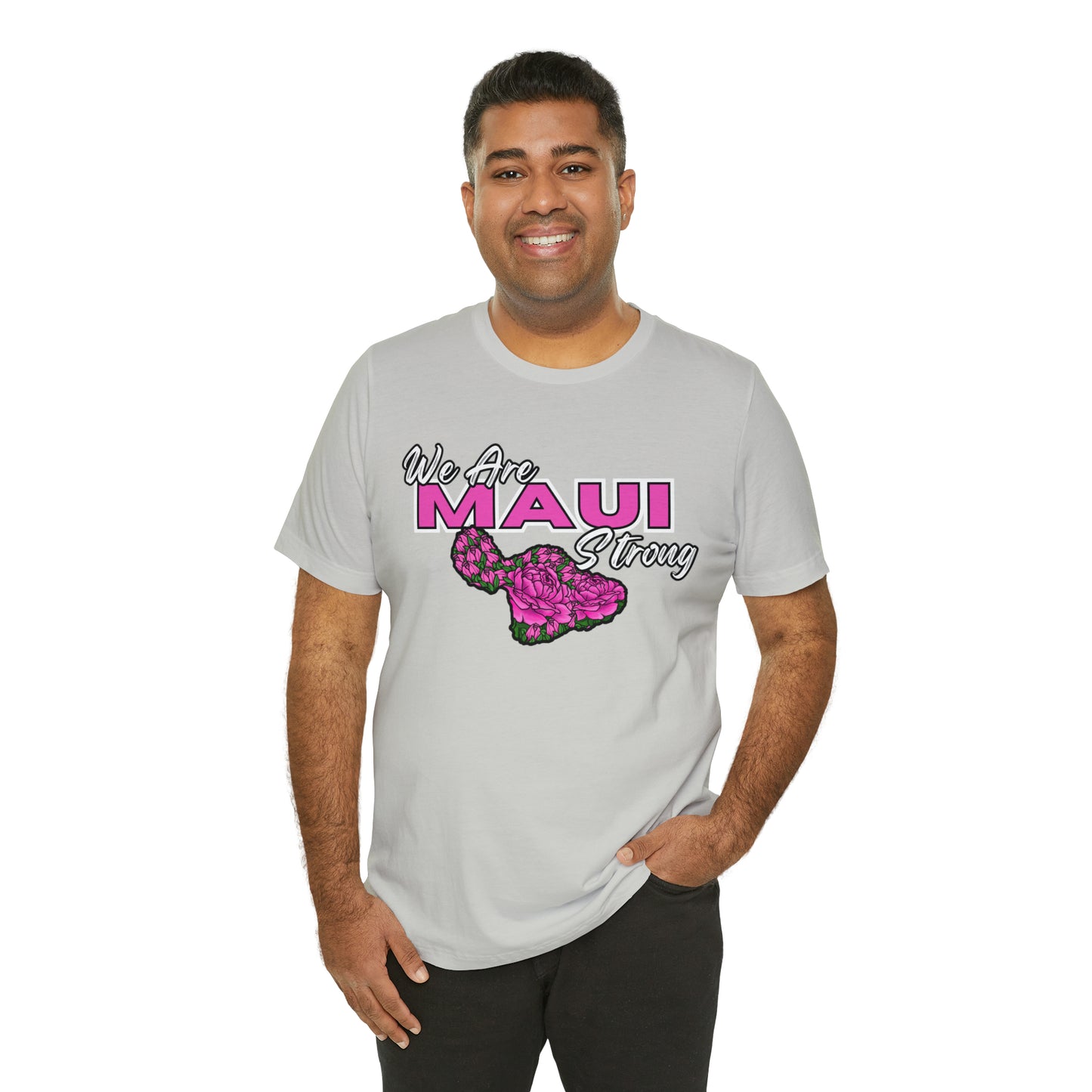 We Are Maui Strong - Unisex Jersey Short Sleeve Tee (Maui Strong Collection, Benefiting those affected by the Maui Fires)