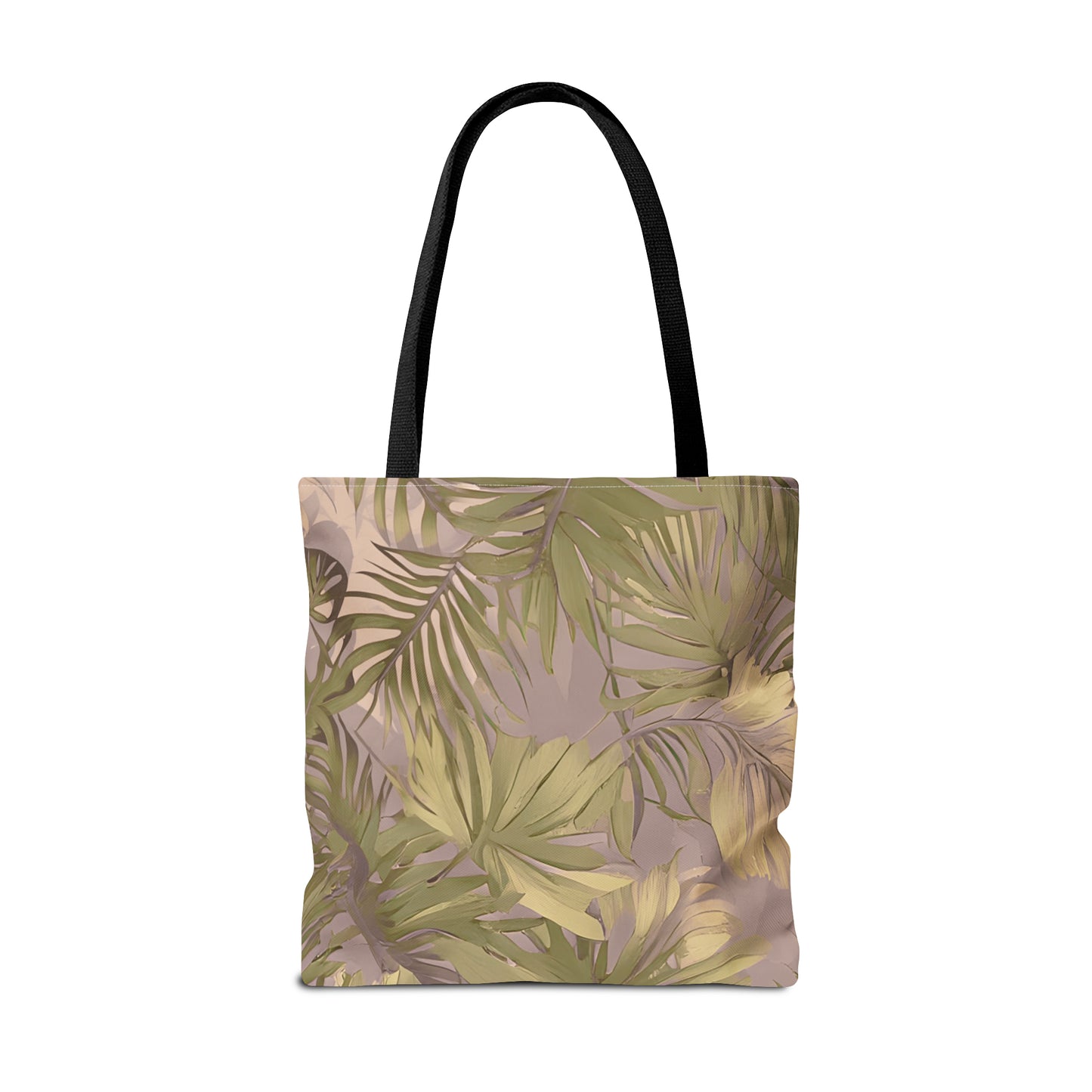 Hawaiian Tropical Print Soft Tones Tote Bag