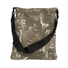 Load image into Gallery viewer, Monstera Neutral Adjustable Tote Bag