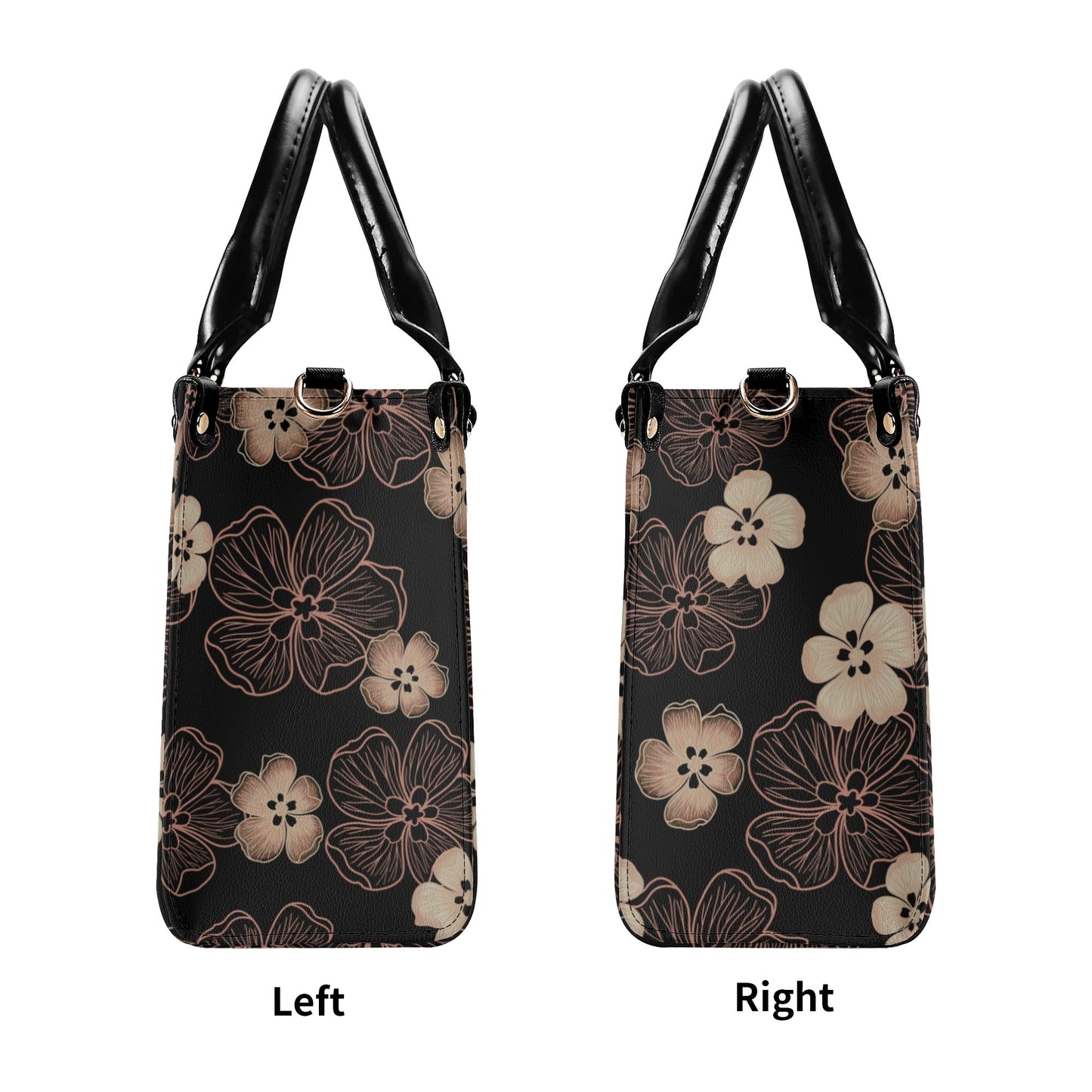 Hau Flower Faux Leather Tote - The Haunani Tote Bag