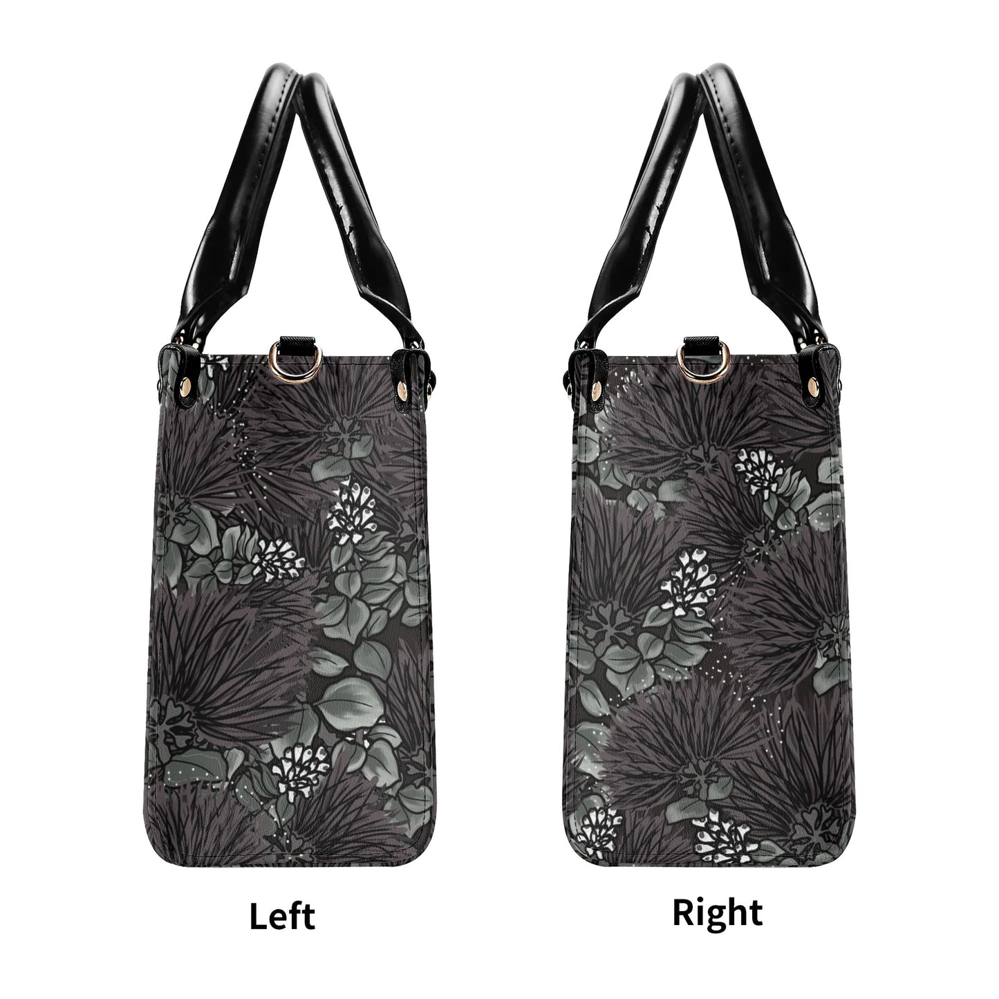 ʻŌhiʻa Lehua Faux Leather Tote - The Haunani Tote Bag