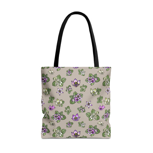 Pua Kalaunu Crown Flower Hawaiian Print Tote Bag