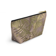 Load image into Gallery viewer, Hawaiian Tropical Print - Soft Tones Accessory Pouch w T-bottom
