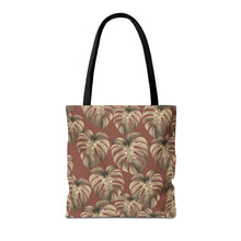 Load image into Gallery viewer, Monstera Mauve Tote Bag