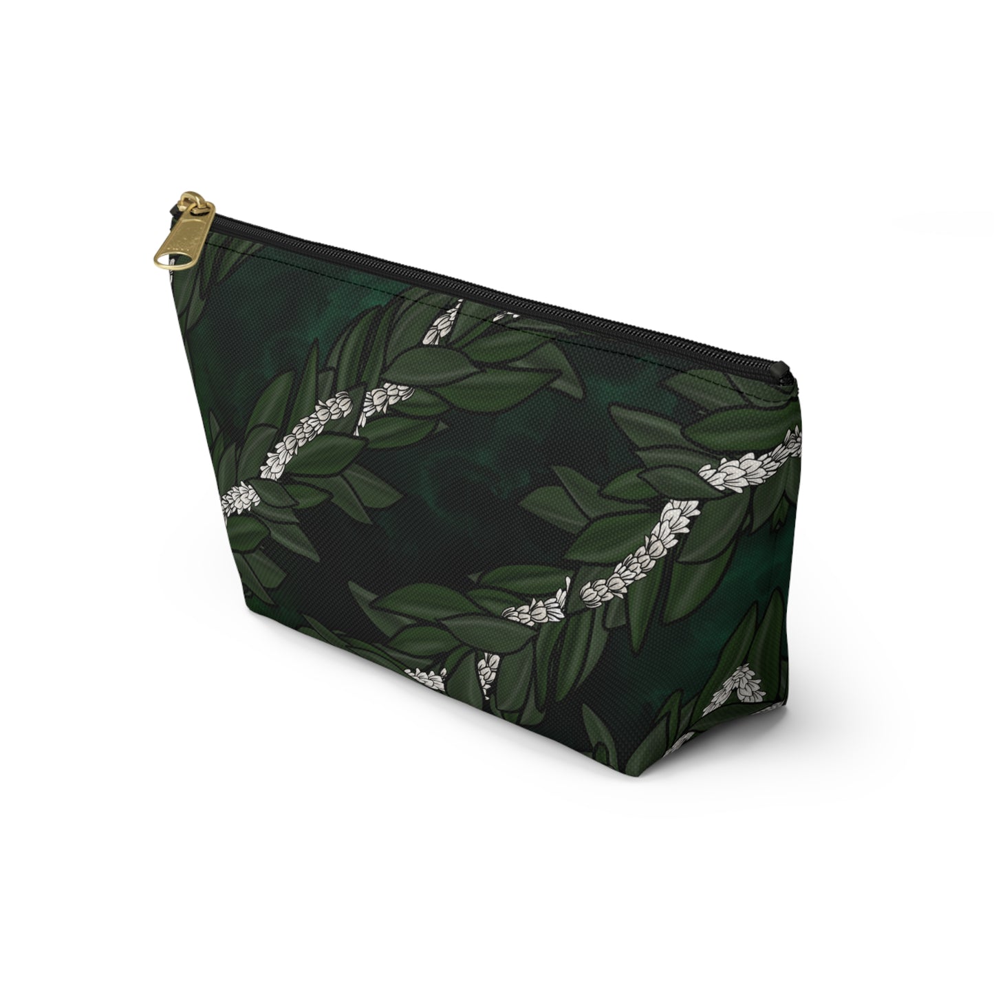 Pikake Maile Lei Accessory Pouch w/ T-Bottom