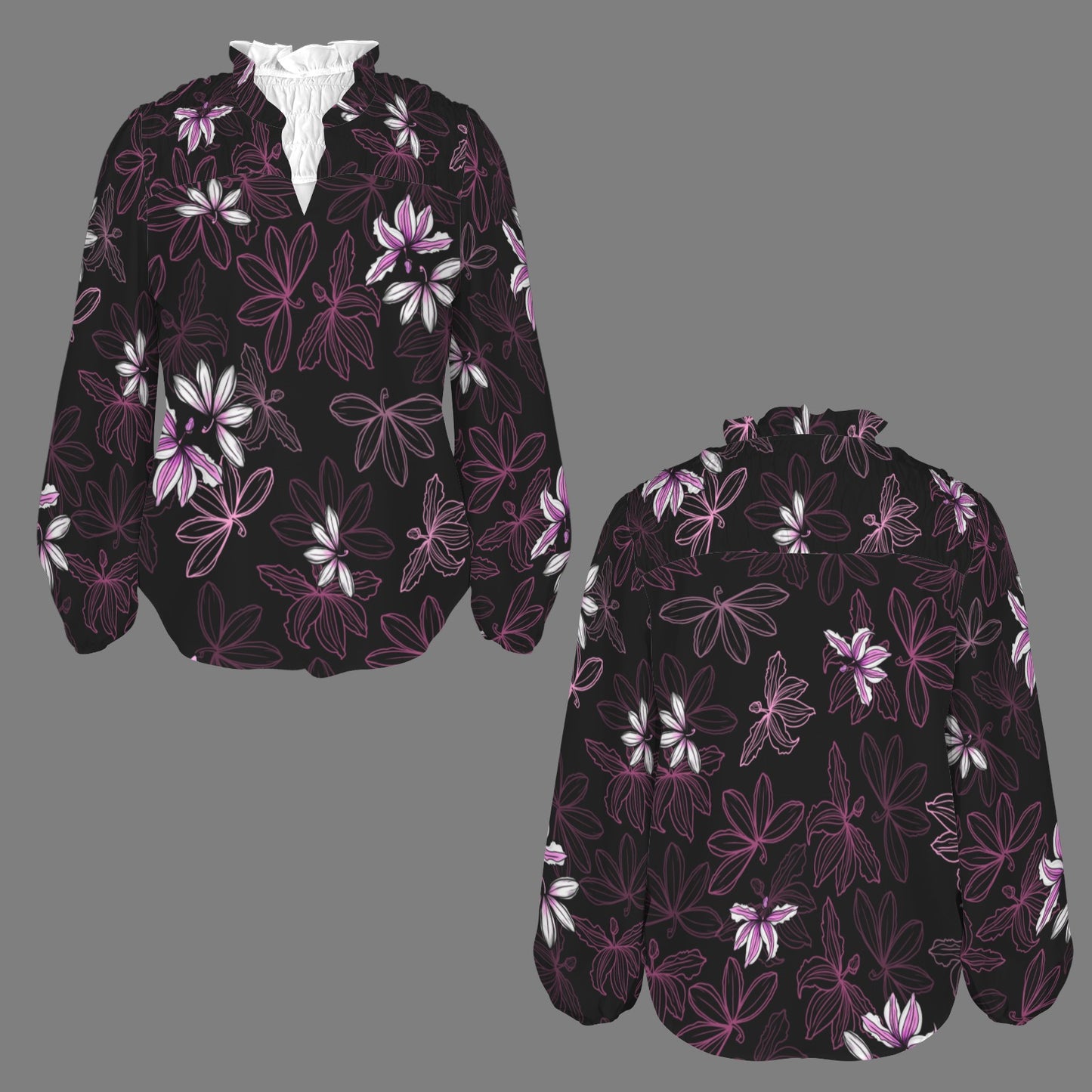 Mālie Blouse in Naupaka - Pink