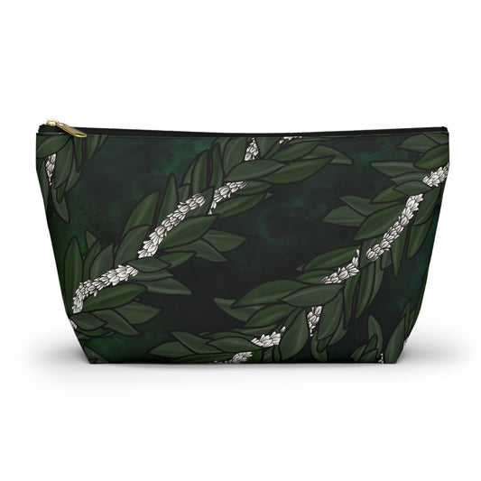 Pikake Maile Lei Accessory Pouch w/ T-Bottom