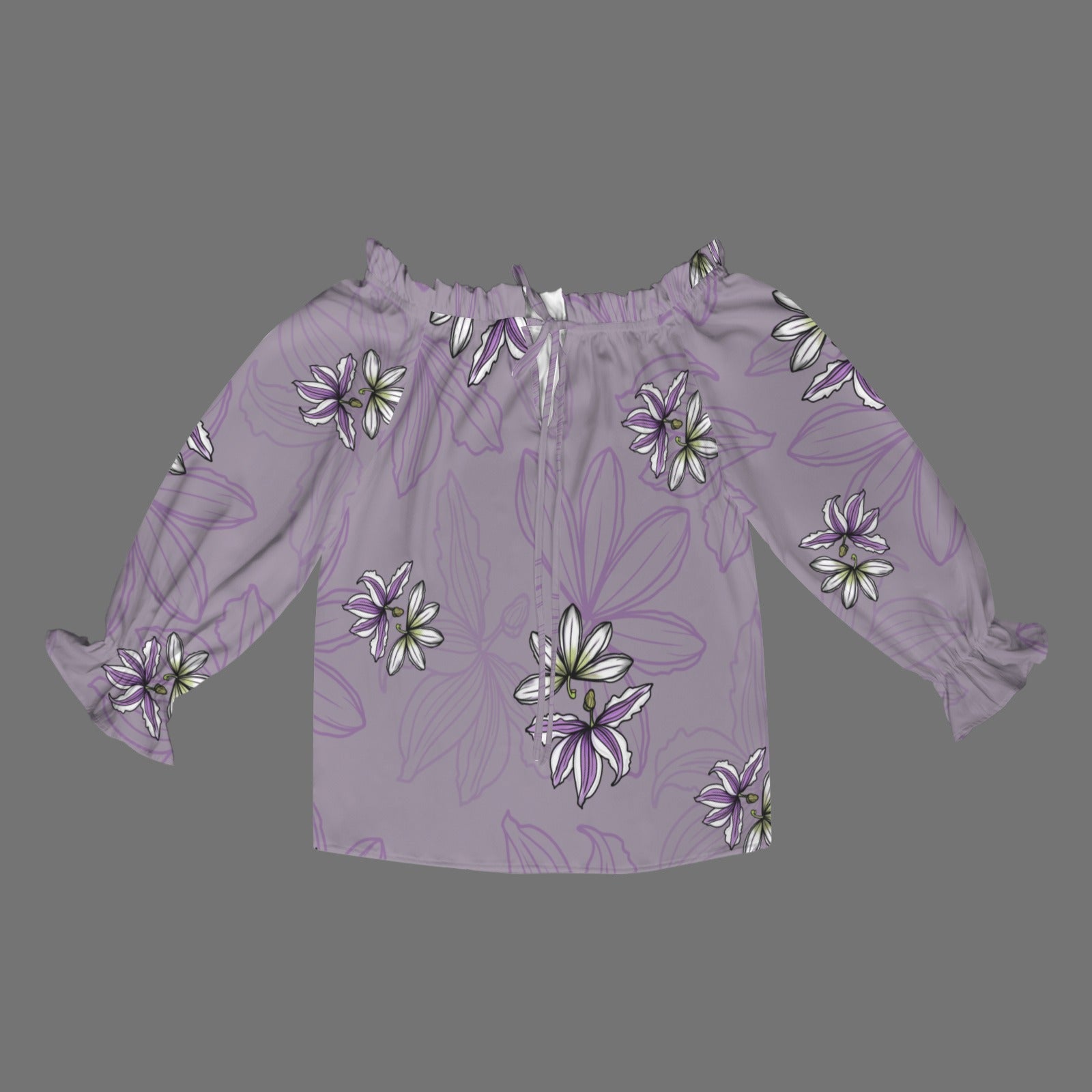 Kamalei Blouse in Naupaka - Lavender