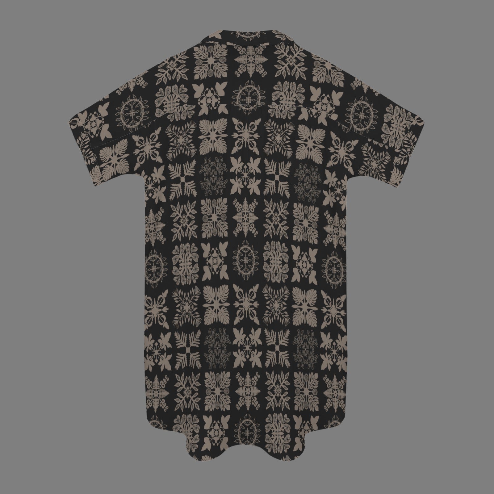 Kapa Kuiki Quilt Nani 2.0 Shirt Dress - Black and Beige