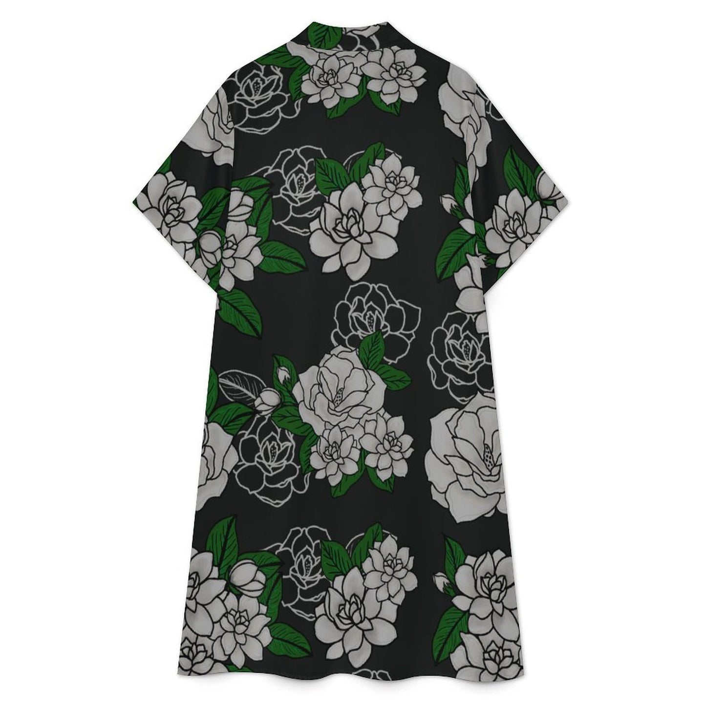 Kiele Gardenia Keao Shirt Dress - Forest Green