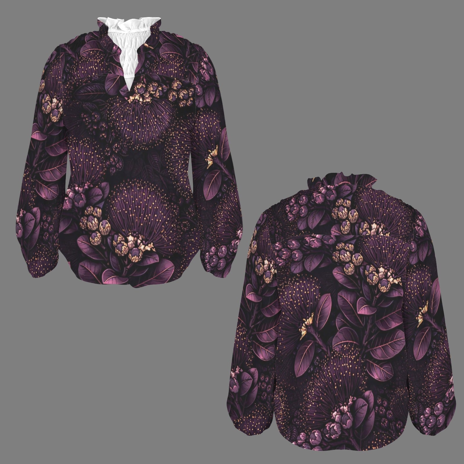 Mālie Blouse in phia - purple