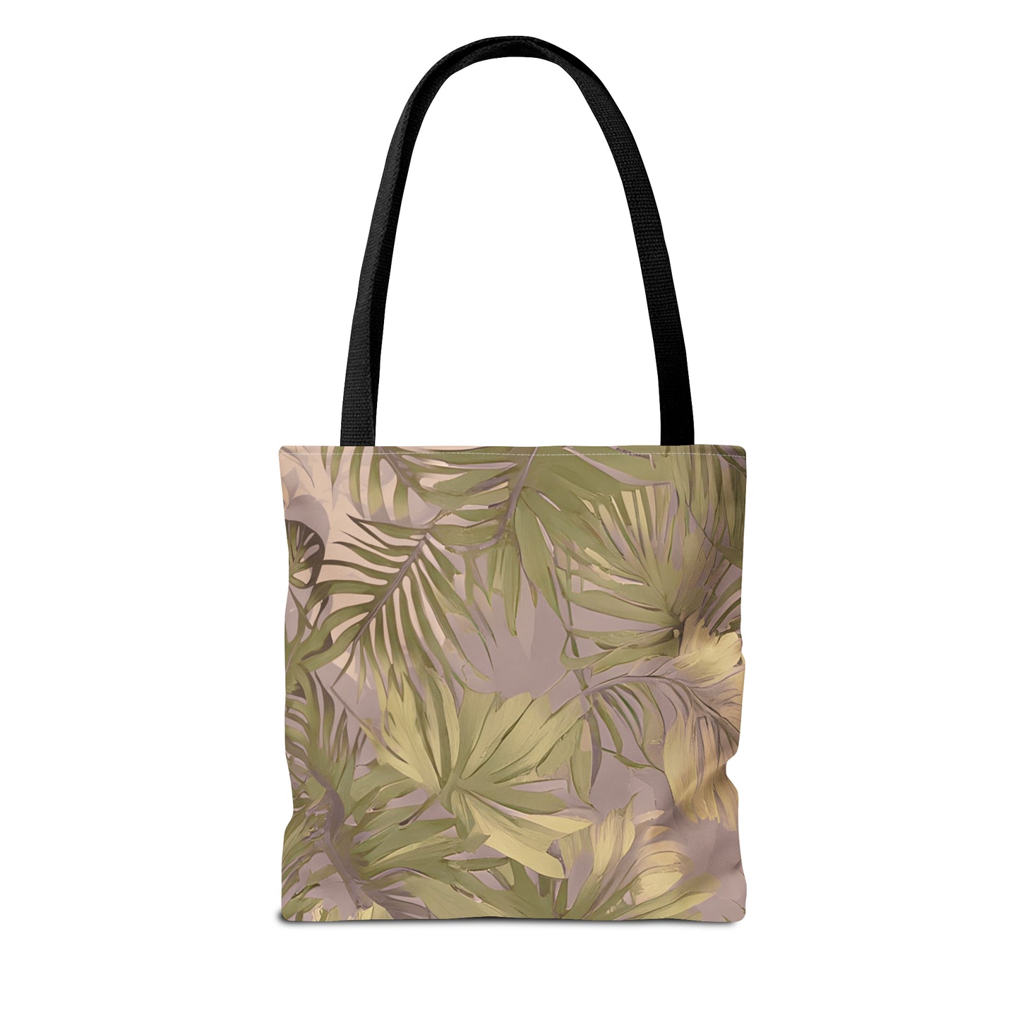 Hawaiian Tropical Print Soft Tones Tote Bag