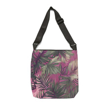 Load image into Gallery viewer, Hawaiian Tropical Print Pink Tones Adjustable Tote Bag