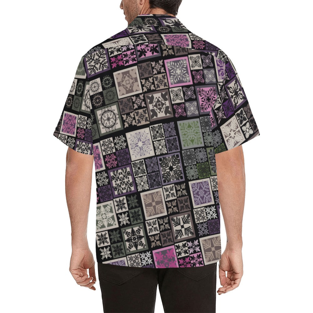 Kapa Kuiki Menʻs Aloha Shirt - Multi Color
