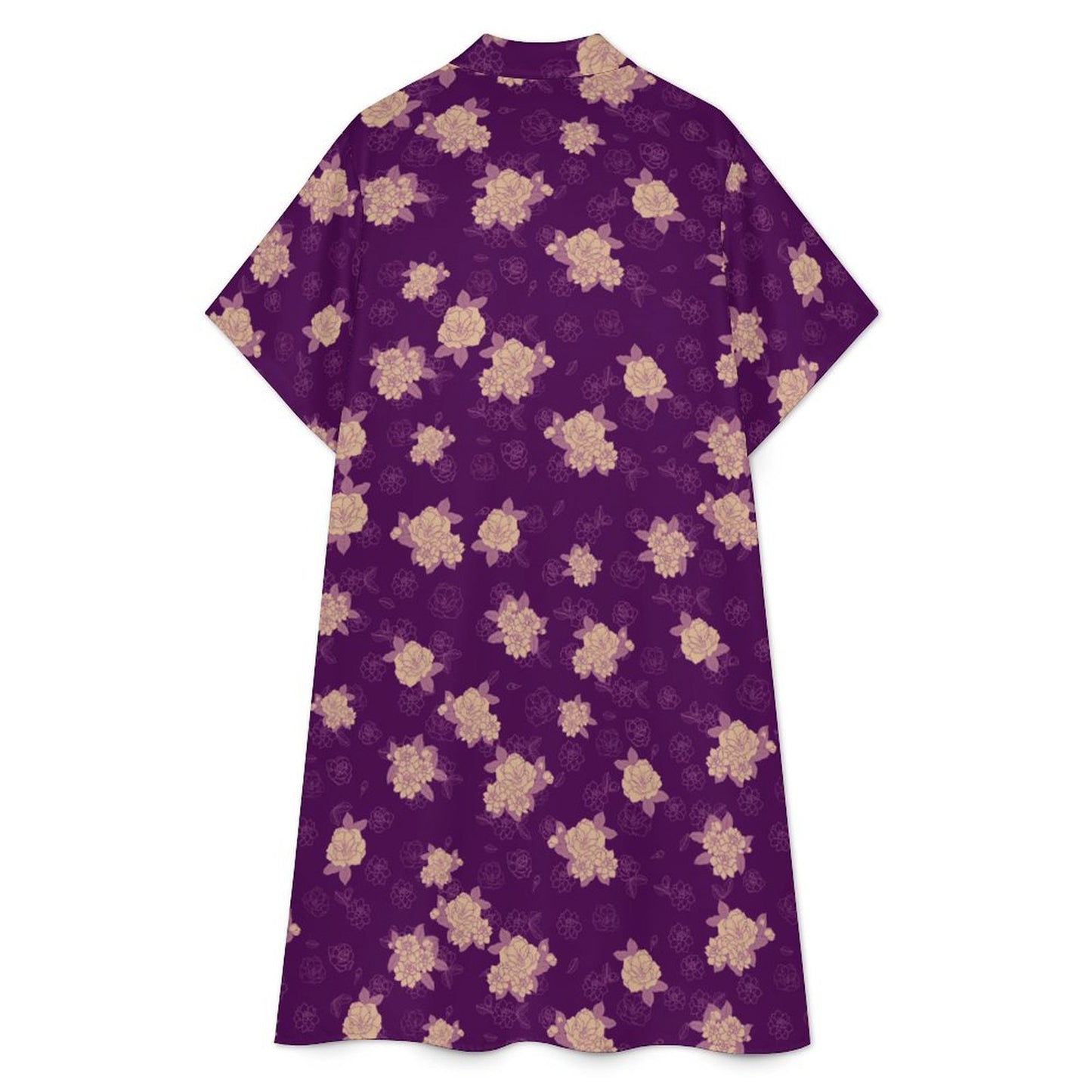 Kiele Gardenia Keao Shirt Dress - Fuschia Purple