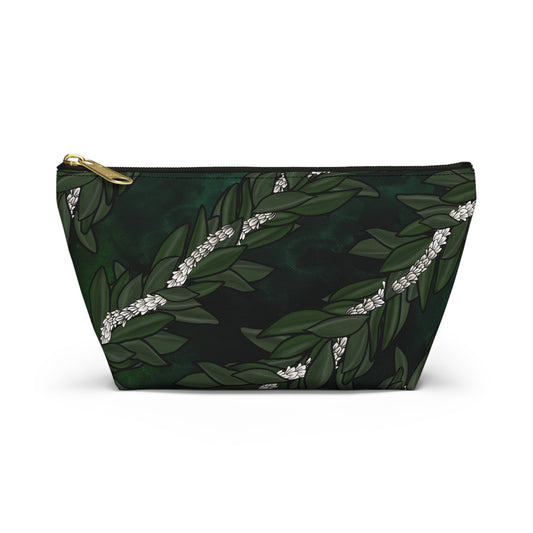 Pikake Maile Lei Accessory Pouch w/ T-Bottom