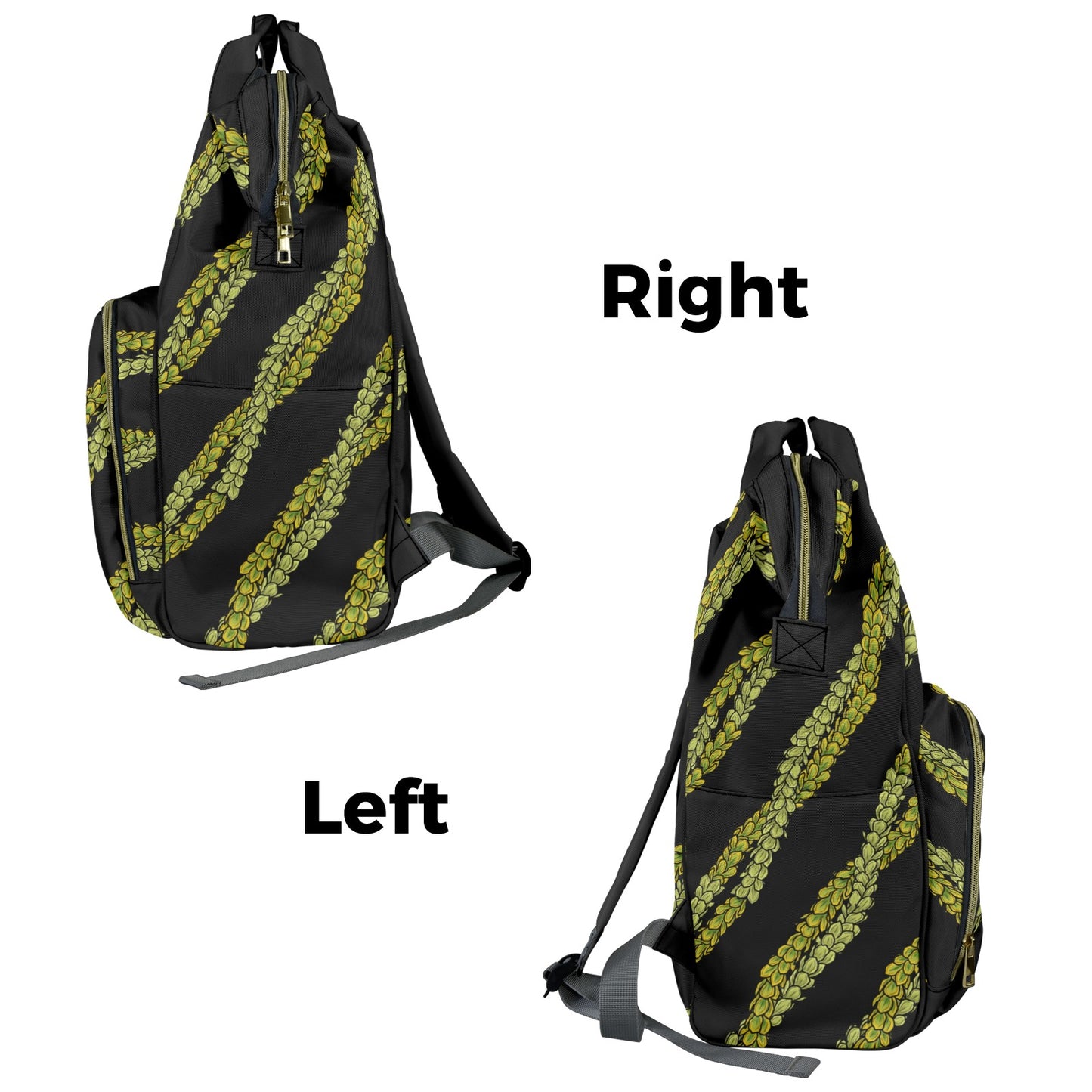 Pakalana Lei Hawaiian Print Multi-Function Backpack