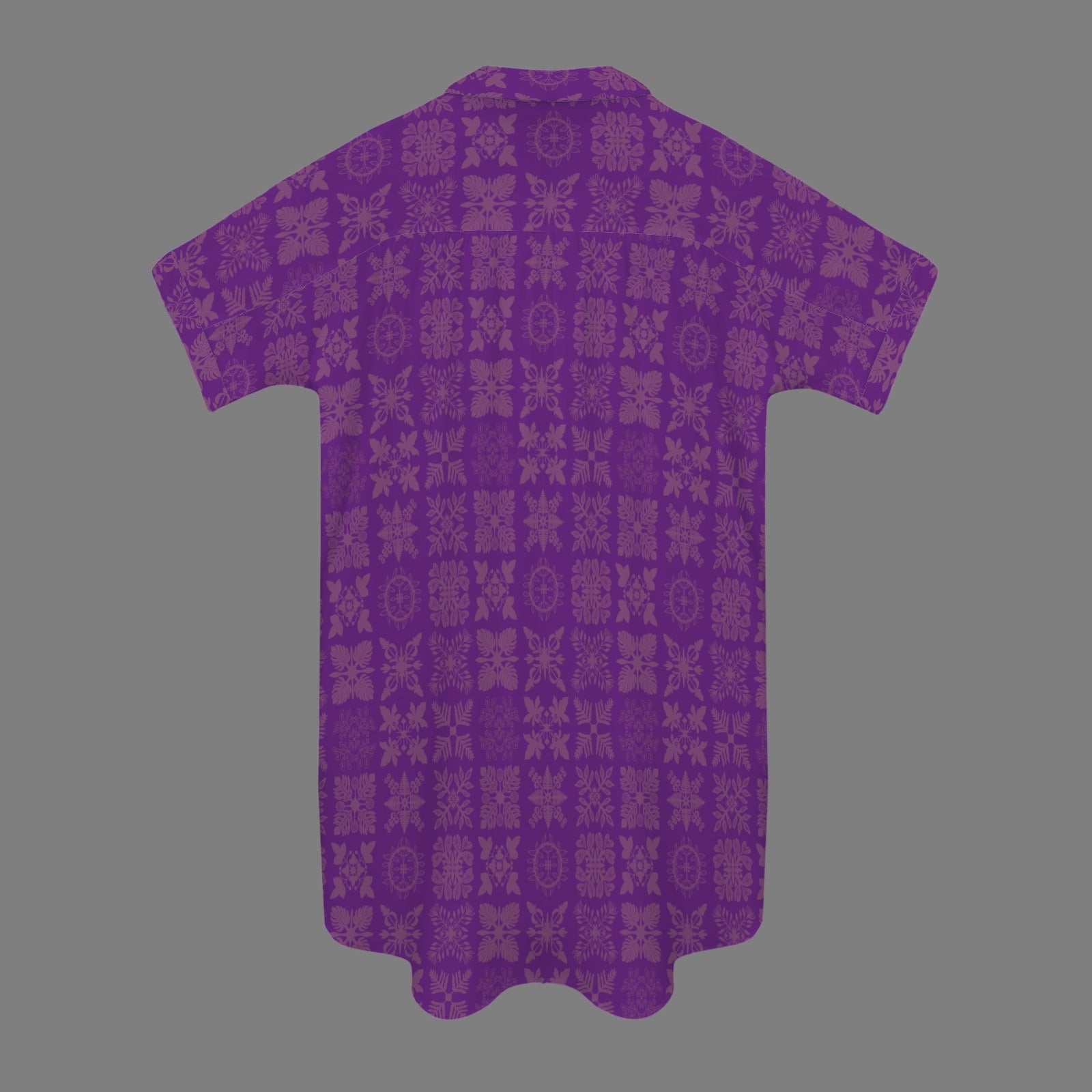 Kapa Kuiki Quilt Nani 2.0 Shirt Dress - Purple