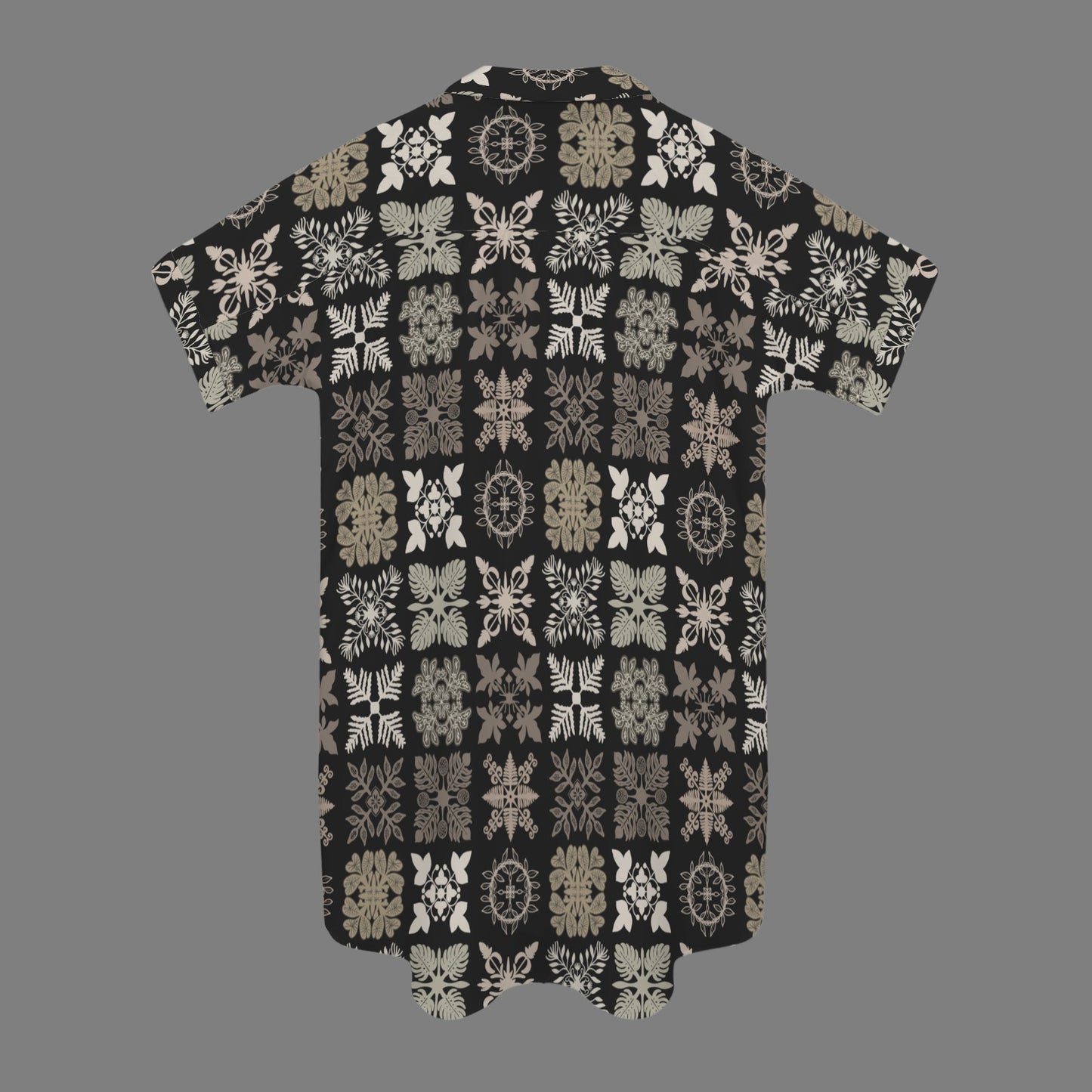 Kapa Kuiki Quilt Nani 2.0 Shirt Dress - Black and Browns