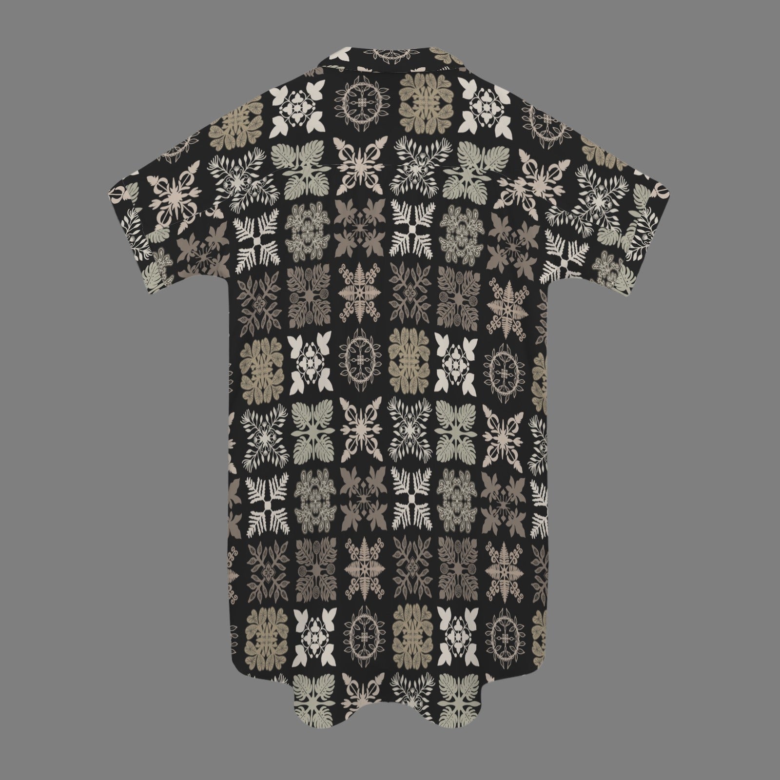 Kapa Kuiki Quilt Nani 2.0 Shirt Dress - Black and Browns