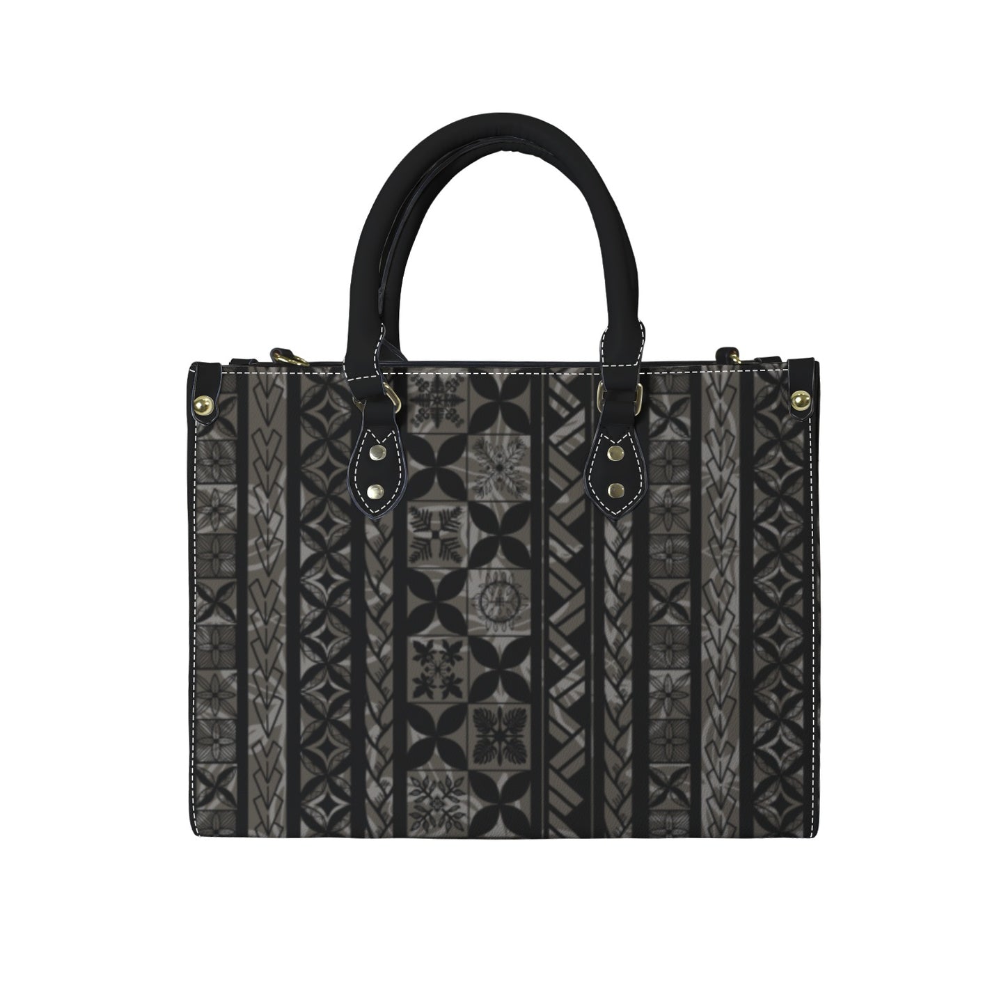 Haunani Tote 2.0 - Kapa Kakau Hawaiian Print, Various colors & Designs - (select one from drop down))