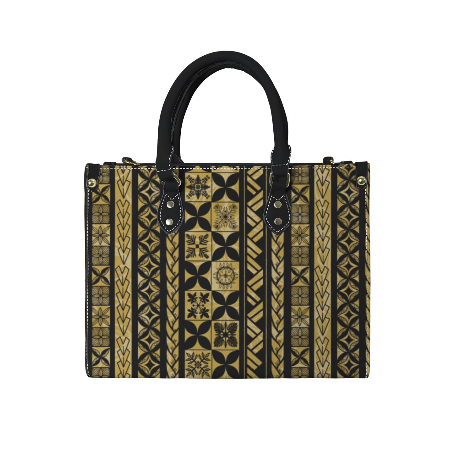 Haunani Tote 2.0 - Kapa Kakau Hawaiian Print, Various colors & Designs - (select one from drop down))