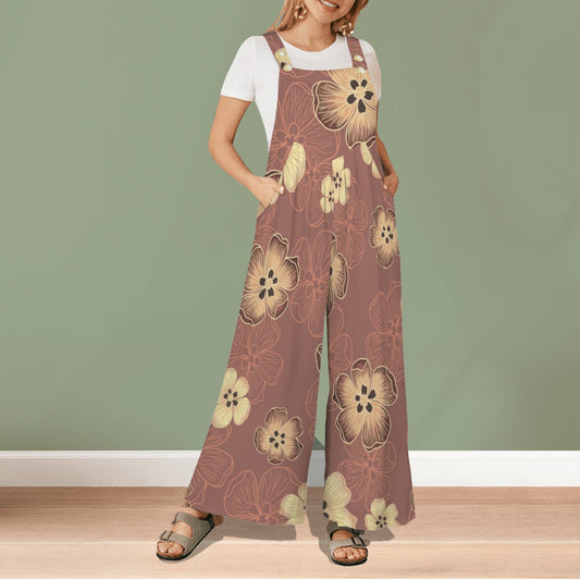 Hau Flower Wide Leg Jumpsuit