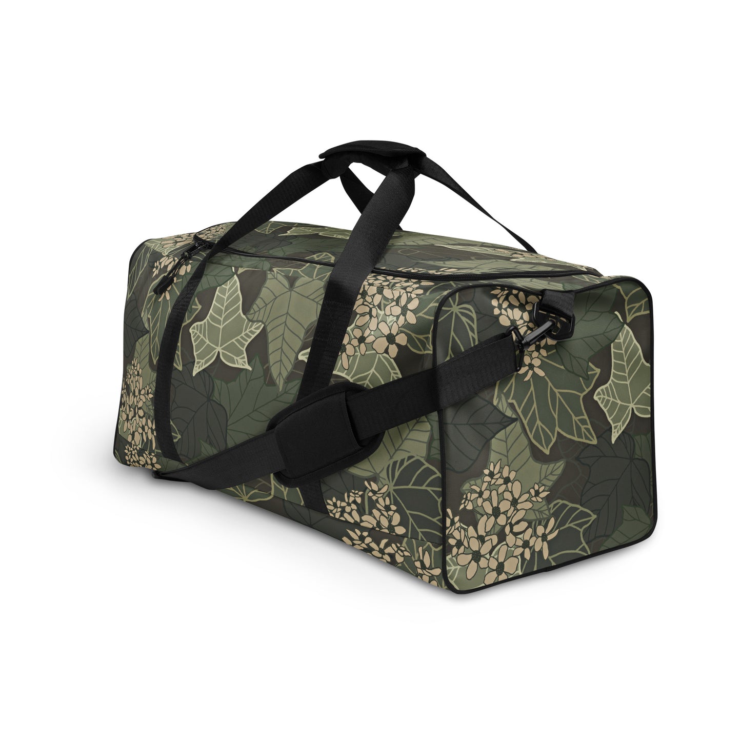 Kukui Nut Hawaiian Print Duffle bag - Large