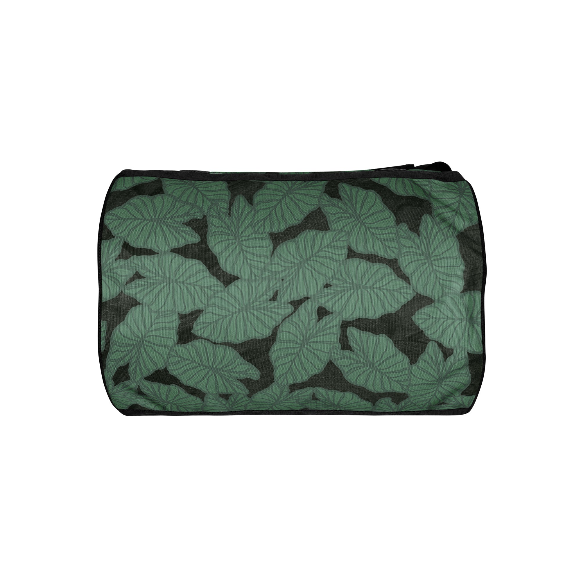 Kalo Taro Hawaiian Print Green Watercolor  Gym Bag | Duffle Bag
