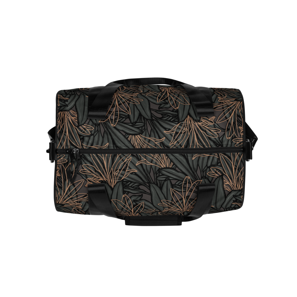 La'i - Ti Leaf (Ki) Hawaiian Print Gym Bag | Duffle Bag